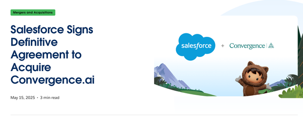 AI agent-company Convergence acquired by Salesforce